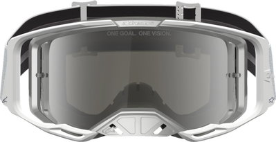 GOGGLE VISION 8 AMBER WHT SILV