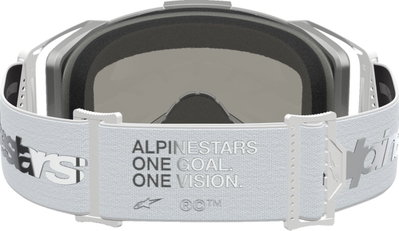 GOGGLE VISION 8 AMBER WHT SILV