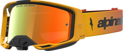 GOGGLE VISION 8 AMBER FIRE RED
