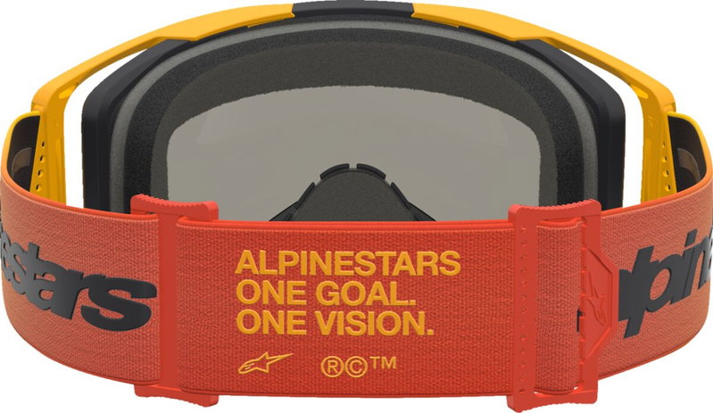 GOGGLE VISION 8 AMBER FIRE RED