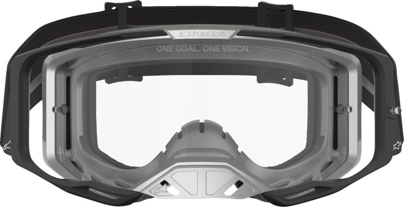 GOGGLE VISION 8 AMBER BLK/SIL/
