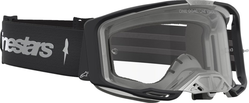 GOGGLE VISION 8 AMBER BLK/SIL/