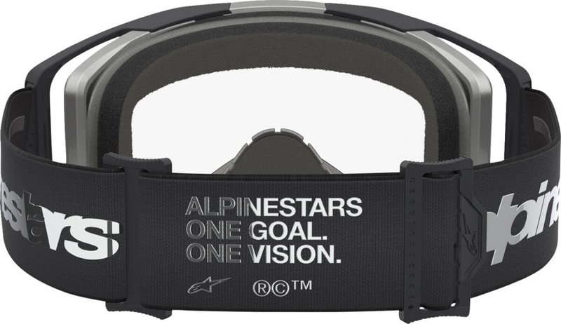 GOGGLE VISION 8 AMBER BLK/SIL/
