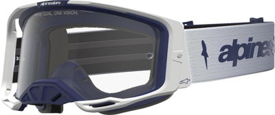 GOGGLE VISION 8 AMBER WHT/NVY/