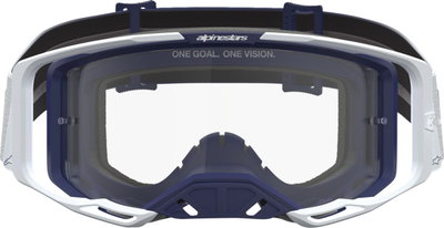 GOGGLE VISION 8 AMBER WHT/NVY/