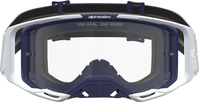 GOGGLE VISION 8 AMBER WHT/NVY/