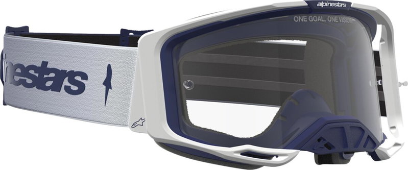 GOGGLE VISION 8 AMBER WHT/NVY/