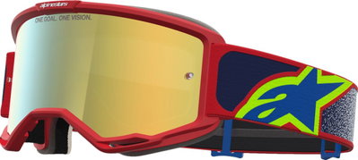 GOGGLE VISION 5 DRAG FIRE RED