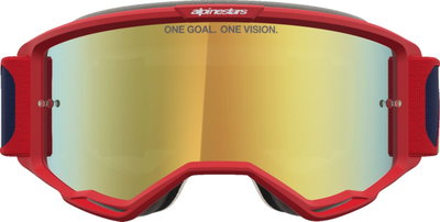 GOGGLE VISION 5 DRAG FIRE RED
