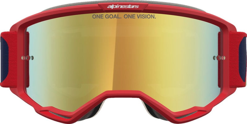 GOGGLE VISION 5 DRAG FIRE RED
