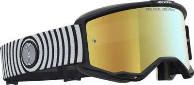GOGGLE VISION 5 HONE BLK WHITE