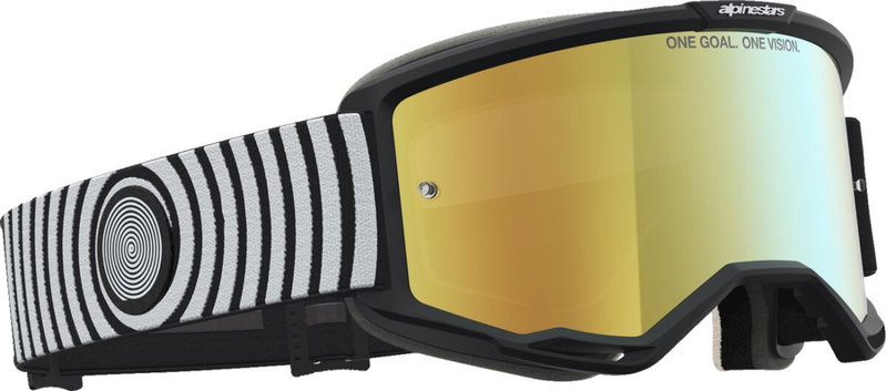 GOGGLE VISION 5 HONE BLK WHITE