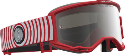 GOGGLE VISION 5 HONE RED WHITE
