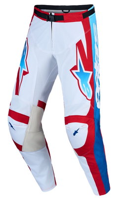 PANT RACER HUNT WHT/RED/BLU 34