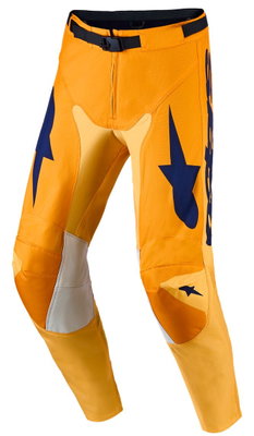 PANT RACER AMBER ORG/GLD/BLU 2