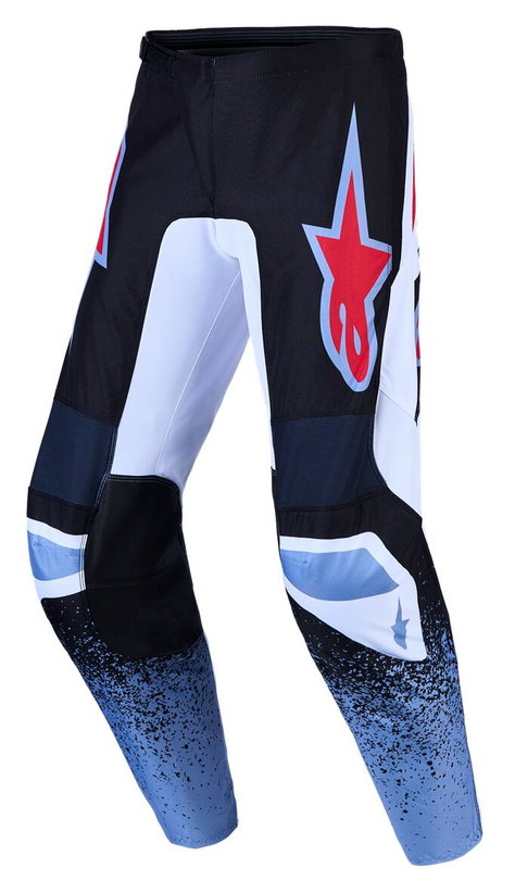 PANT FLUID DRAG BK/WH/BL/RD 30