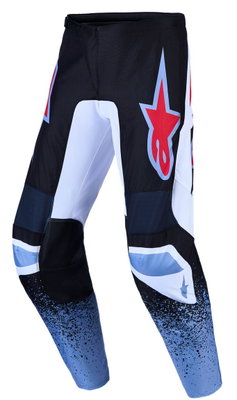 PANT FLUID DRAG BK/WH/BL/RD 38