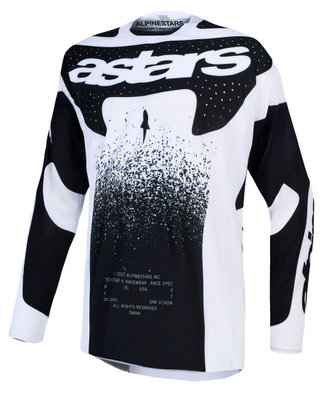 JERSEY TECHSTAR SWAN WHITE/BLA
