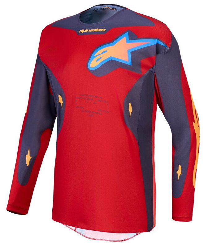 JERSEY RACER HUNT RED/CORAL XL