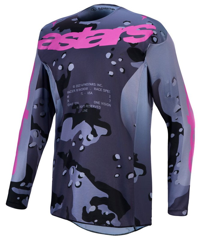 JERSEY RACER LONE GY/CAMO/PU L