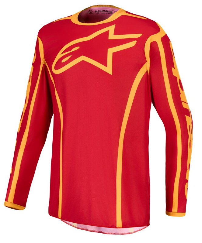 JERSEY FLUID APEX V2 RED/GLD X