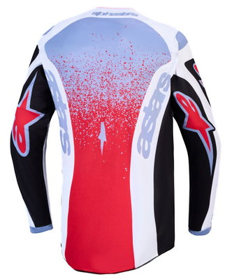 JERSEY FLUID DRAG BK/WH/BL/RD