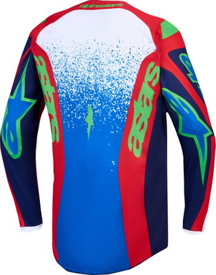 JERSEY YTH FLUID DRAG BL/NV/RD