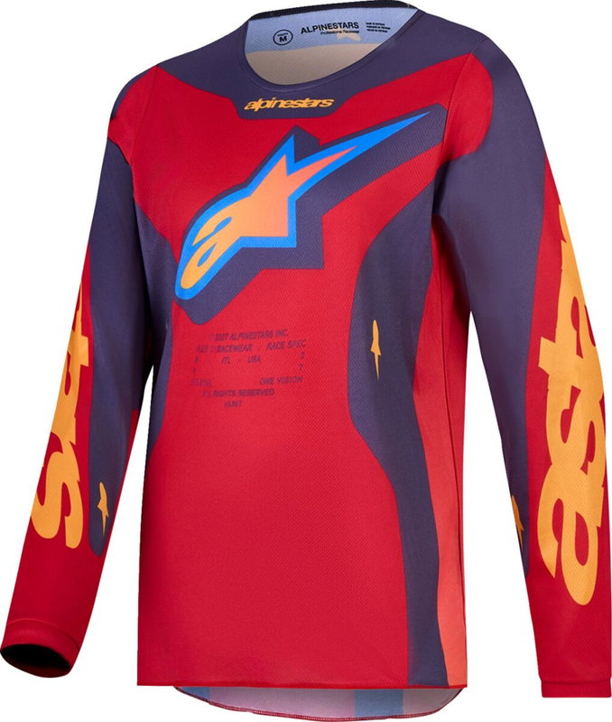 JERSEY YTH FLUID HUNT RED/CORA