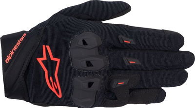GLOVES 4W SP X 1 BK/RD FL S