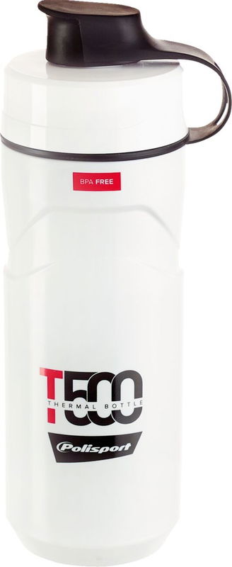 BOTTLE THERMAL T500 WH/RD