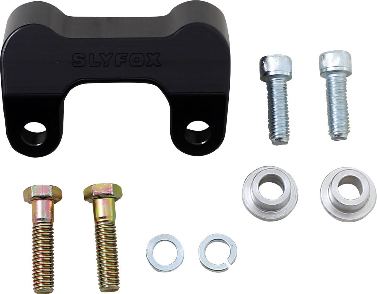 BRACKET RISER RELOC BLK