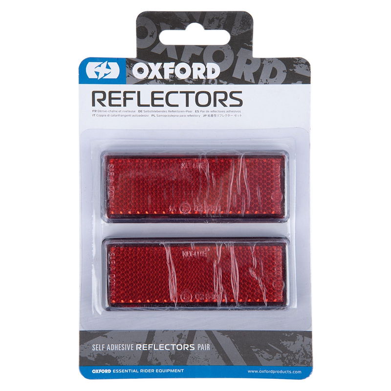 Oxford Self-Adhesive Reflectors - Rectangular (Pair)
