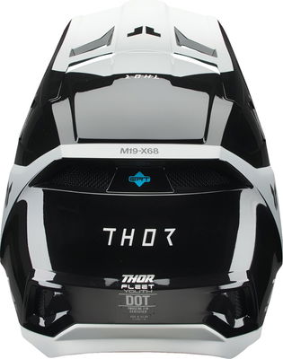 HELMET FLEET YTH STORM BK/WH M