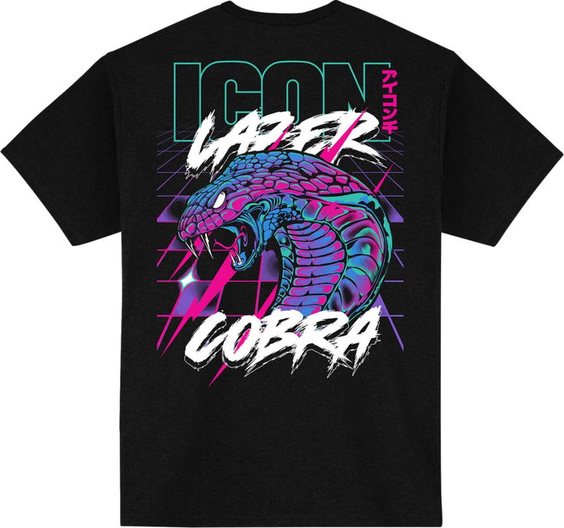 TEE LAZER COBRA BLACK 2X