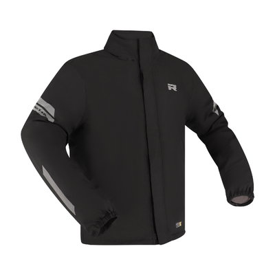 RAIN STRETCH 2L HOODIE black/yellow 5XL