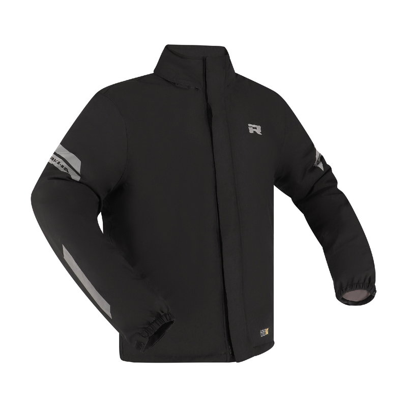 RAIN STRETCH 2L HOODIE black/yellow 5XL