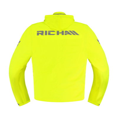 RAIN STRETCH 2L HOODIE yellow fluo 3XL