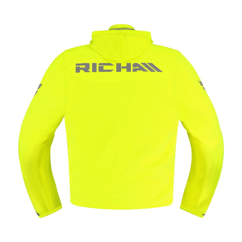 RAIN STRETCH 2L HOODIE yellow fluo 3XL