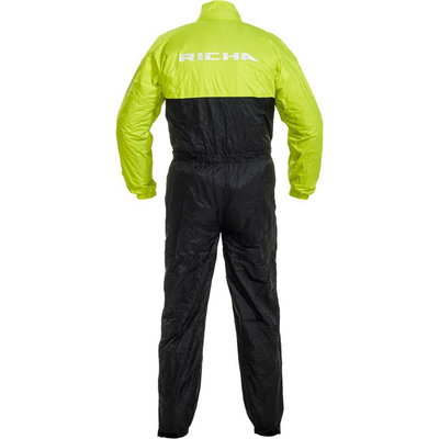 SIMPLE RAINCOMBI black/yellow 2XL