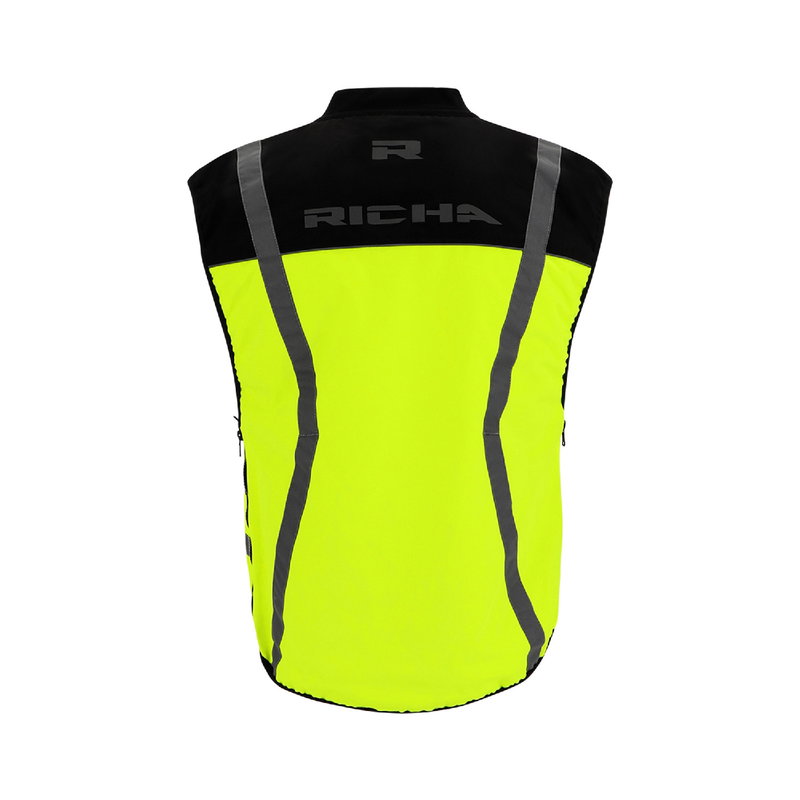 SLEEVELESS SAFETY JACKET yellow fluo 4XL-5XL-6X
