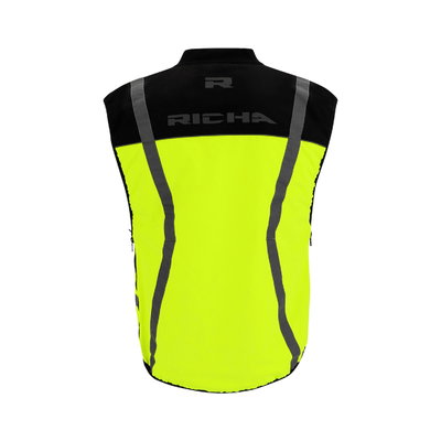 SLEEVELESS SAFETY JACKET yellow fluo XL-2XL-3XL