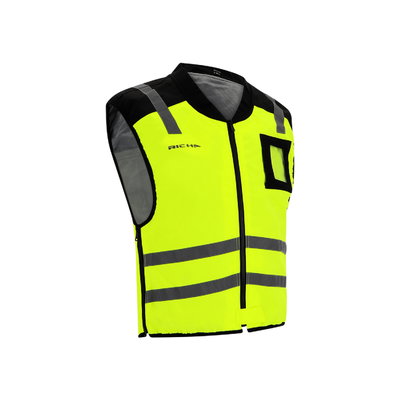 SLEEVELESS SAFETY JACKET yellow fluo S-M-L