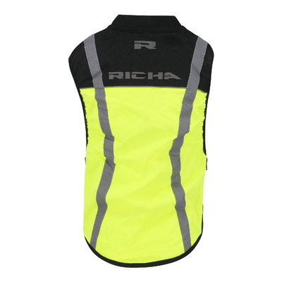 SLEEVELESS SAFETY JACKET JUNIOR black/yellow S-M-L