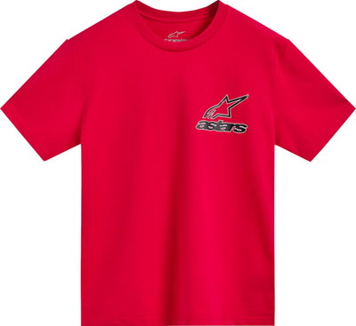 TEE SS CSF LINEOUT RED M