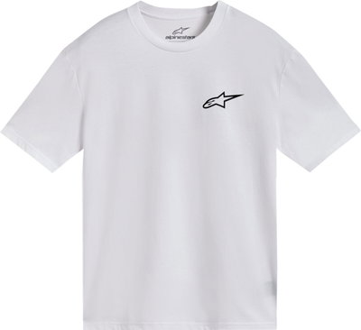 TEE SS CSF COMBO BACK WHITE/BL