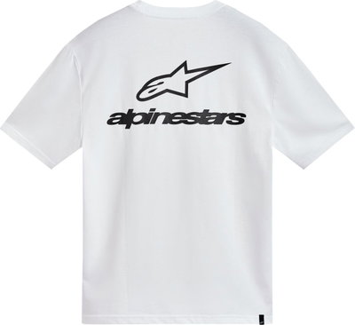 TEE SS CSF COMBO BACK WHITE/BL