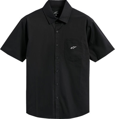 TEE BUTTONED STRIVE WOVEN BLAC