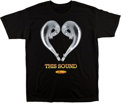 TEE LOVE THIS SOUND BLK M