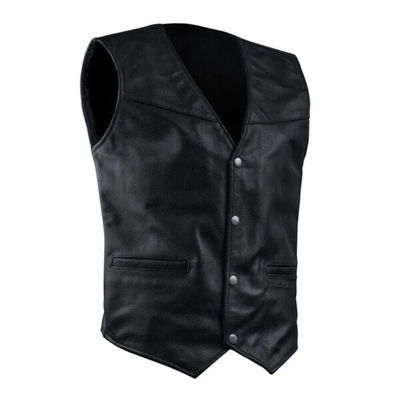 GILET WITHOUT FRINGES SVART 6XL