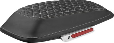 COVER SADDLEBAG TG WHT STITCH